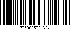 Código de barras (EAN, GTIN, SKU, ISBN): '7750075021624'