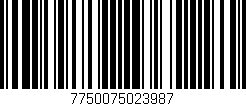 Código de barras (EAN, GTIN, SKU, ISBN): '7750075023987'