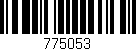 Código de barras (EAN, GTIN, SKU, ISBN): '775053'