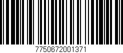 Código de barras (EAN, GTIN, SKU, ISBN): '7750672001371'