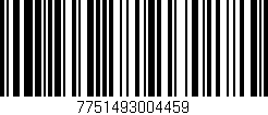 Código de barras (EAN, GTIN, SKU, ISBN): '7751493004459'