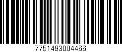 Código de barras (EAN, GTIN, SKU, ISBN): '7751493004466'