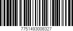 Código de barras (EAN, GTIN, SKU, ISBN): '7751493008327'