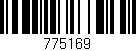 Código de barras (EAN, GTIN, SKU, ISBN): '775169'