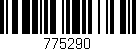 Código de barras (EAN, GTIN, SKU, ISBN): '775290'