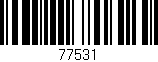 Código de barras (EAN, GTIN, SKU, ISBN): '77531'