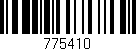 Código de barras (EAN, GTIN, SKU, ISBN): '775410'