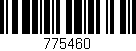 Código de barras (EAN, GTIN, SKU, ISBN): '775460'