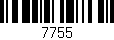 Código de barras (EAN, GTIN, SKU, ISBN): '7755'