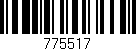 Código de barras (EAN, GTIN, SKU, ISBN): '775517'