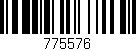 Código de barras (EAN, GTIN, SKU, ISBN): '775576'