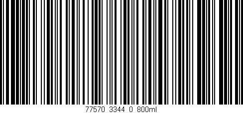 Código de barras (EAN, GTIN, SKU, ISBN): '77570_3344_0_800ml'