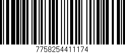 Código de barras (EAN, GTIN, SKU, ISBN): '7758254411174'