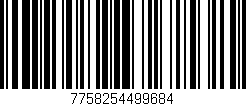 Código de barras (EAN, GTIN, SKU, ISBN): '7758254499684'