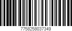 Código de barras (EAN, GTIN, SKU, ISBN): '7758258037349'