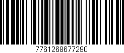 Código de barras (EAN, GTIN, SKU, ISBN): '7761268677290'