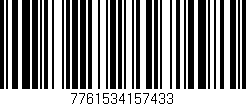 Código de barras (EAN, GTIN, SKU, ISBN): '7761534157433'