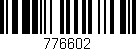 Código de barras (EAN, GTIN, SKU, ISBN): '776602'