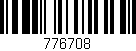 Código de barras (EAN, GTIN, SKU, ISBN): '776708'
