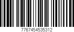 Código de barras (EAN, GTIN, SKU, ISBN): '7767454535312'