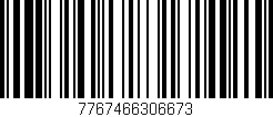 Código de barras (EAN, GTIN, SKU, ISBN): '7767466306673'
