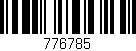 Código de barras (EAN, GTIN, SKU, ISBN): '776785'