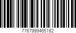 Código de barras (EAN, GTIN, SKU, ISBN): '7767999465182'