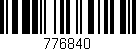 Código de barras (EAN, GTIN, SKU, ISBN): '776840'