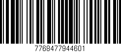 Código de barras (EAN, GTIN, SKU, ISBN): '7768477944601'