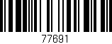 Código de barras (EAN, GTIN, SKU, ISBN): '77691'