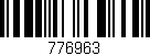 Código de barras (EAN, GTIN, SKU, ISBN): '776963'