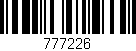 Código de barras (EAN, GTIN, SKU, ISBN): '777226'