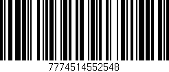 Código de barras (EAN, GTIN, SKU, ISBN): '7774514552548'