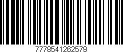 Código de barras (EAN, GTIN, SKU, ISBN): '7778541262579'