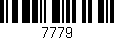 Código de barras (EAN, GTIN, SKU, ISBN): '7779'