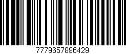Código de barras (EAN, GTIN, SKU, ISBN): '7779657896429'