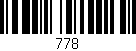 Código de barras (EAN, GTIN, SKU, ISBN): '778'