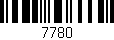 Código de barras (EAN, GTIN, SKU, ISBN): '7780'