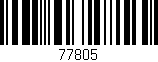 Código de barras (EAN, GTIN, SKU, ISBN): '77805'
