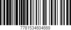 Código de barras (EAN, GTIN, SKU, ISBN): '7781534604669'