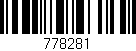 Código de barras (EAN, GTIN, SKU, ISBN): '778281'
