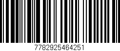 Código de barras (EAN, GTIN, SKU, ISBN): '7782925464251'
