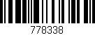 Código de barras (EAN, GTIN, SKU, ISBN): '778338'