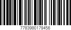 Código de barras (EAN, GTIN, SKU, ISBN): '7783980179456'