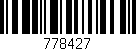 Código de barras (EAN, GTIN, SKU, ISBN): '778427'