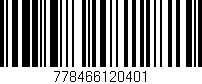 Código de barras (EAN, GTIN, SKU, ISBN): '778466120401'