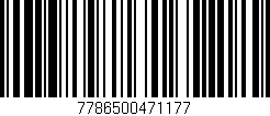 Código de barras (EAN, GTIN, SKU, ISBN): '7786500471177'