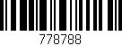 Código de barras (EAN, GTIN, SKU, ISBN): '778788'