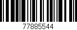 Código de barras (EAN, GTIN, SKU, ISBN): '77885544'
