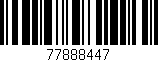 Código de barras (EAN, GTIN, SKU, ISBN): '77888447'
